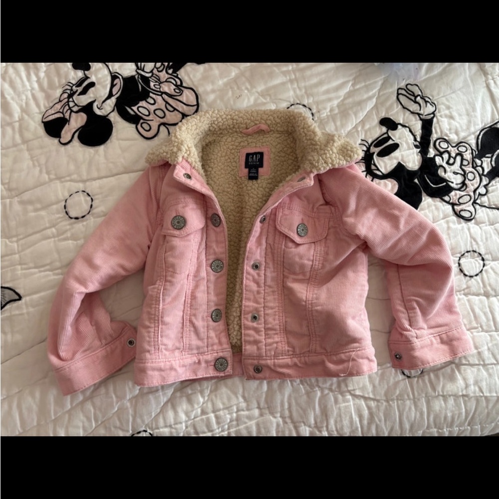 GAP Pink Jean Jacket Classic Trucker Style
